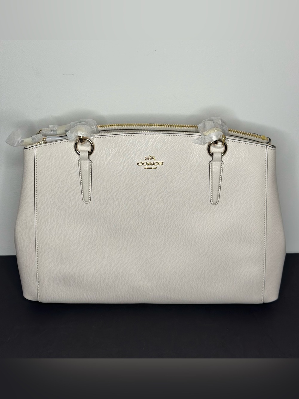 NWT Coach ‘IM/Chalk’ ‘Crossgrain Christie Carryall’ Crossbody/Shoulder